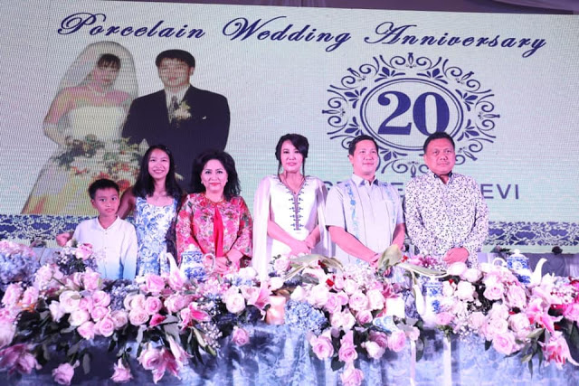 Hadiri Perayaan HWA Keluarga Kandouw-Tanos, Olly Ungkap Kunci Sukses Berkeluarga