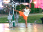 Viral, Alat Fitness di Lapangan Tikala Dirusak Orang