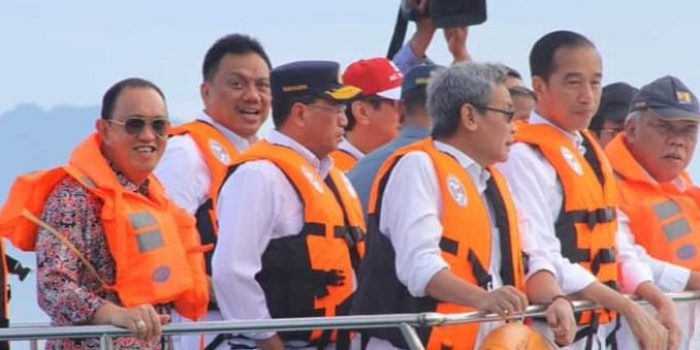Bupati ROR Dampingi Presiden Jokowi Kunjungi Ikon Pariwisata Sulut
