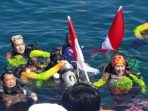Kapolri dan Istri Pimpin Pemecahan 2 Rekor Dunia di Teluk Manado