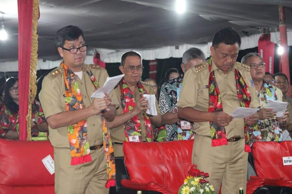 Hadir di SMST GMIM, Ketua MPH-PGI Berterima Kasih kepada Bupati ROR