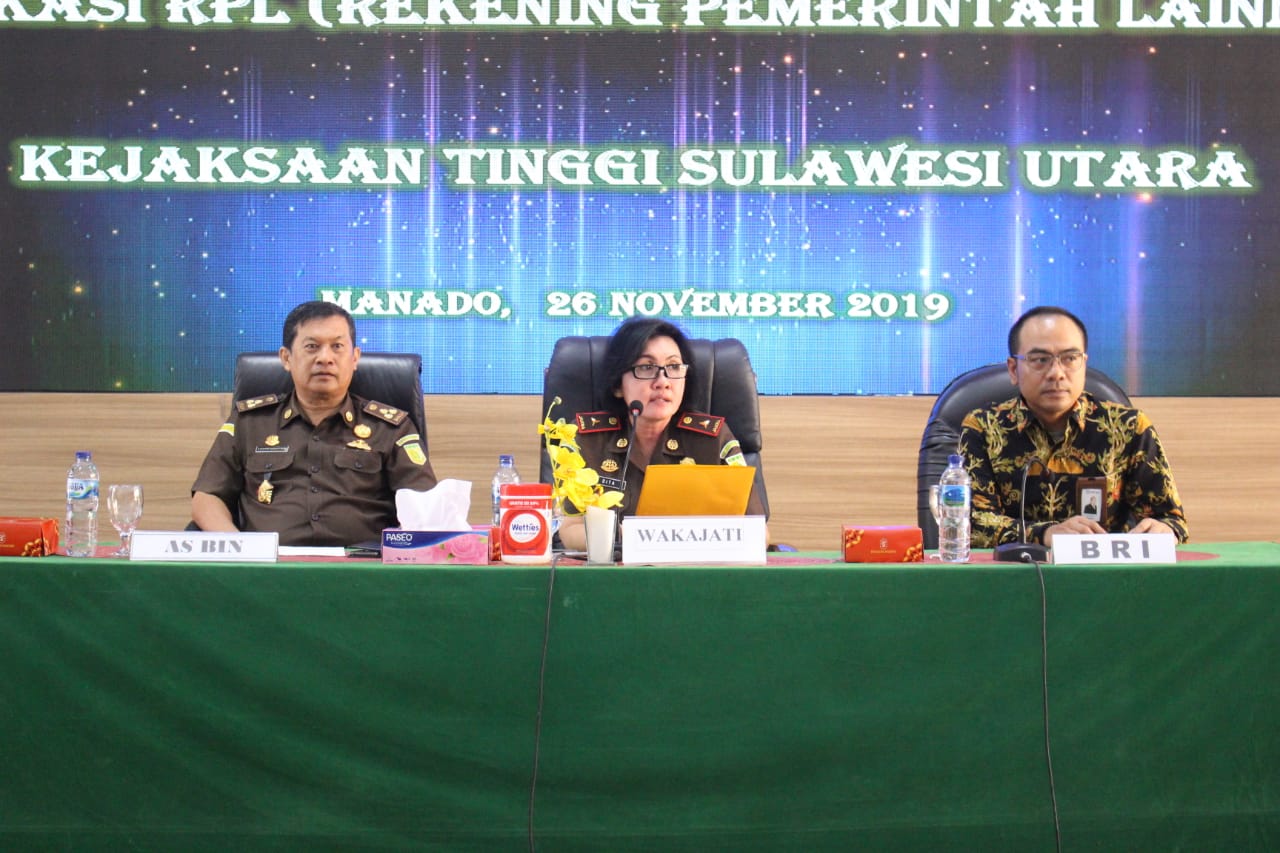 Wakajati Buka Sosialisasi Aplikasi RPL Wilayah Kejati Sulut