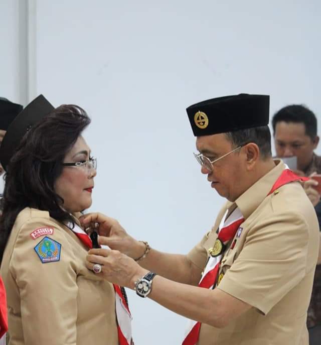 Resmi Ketua Mabicab Pramuka Minahasa, Bupati Canangkan Pramuka Peduli Danau Tondano