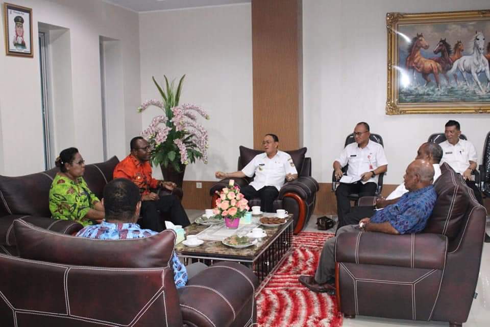 Roring Terima Kunjungan Pemkab Maybrat