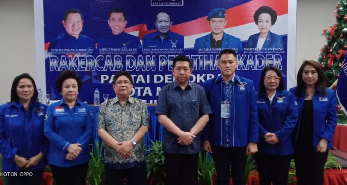 Teriakan MDB Calon Walikota Manado Menggema di Rakercab Demokrat