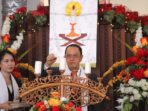 Bupati Roring Pimpin Ibadah Lalu Gelar “Open House” Tahun Baru