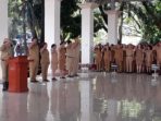 Pimpin Apel Perdana ASN Minut, Bupati: Layani Masyarakat dengan Baik