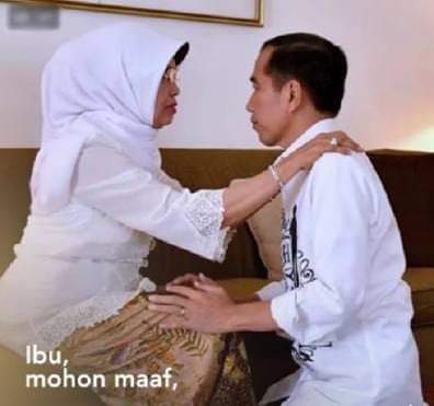 Ibunda Meninggal, Jokowi Tiga Kali Ucapkan Ini