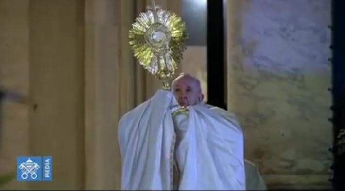 Malam Ini, Paus Pimpin Doa Rosario Untuk Pandemi Covid-19