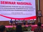 Kajati Sulut Hadiri Seminar Nasional DPD RI