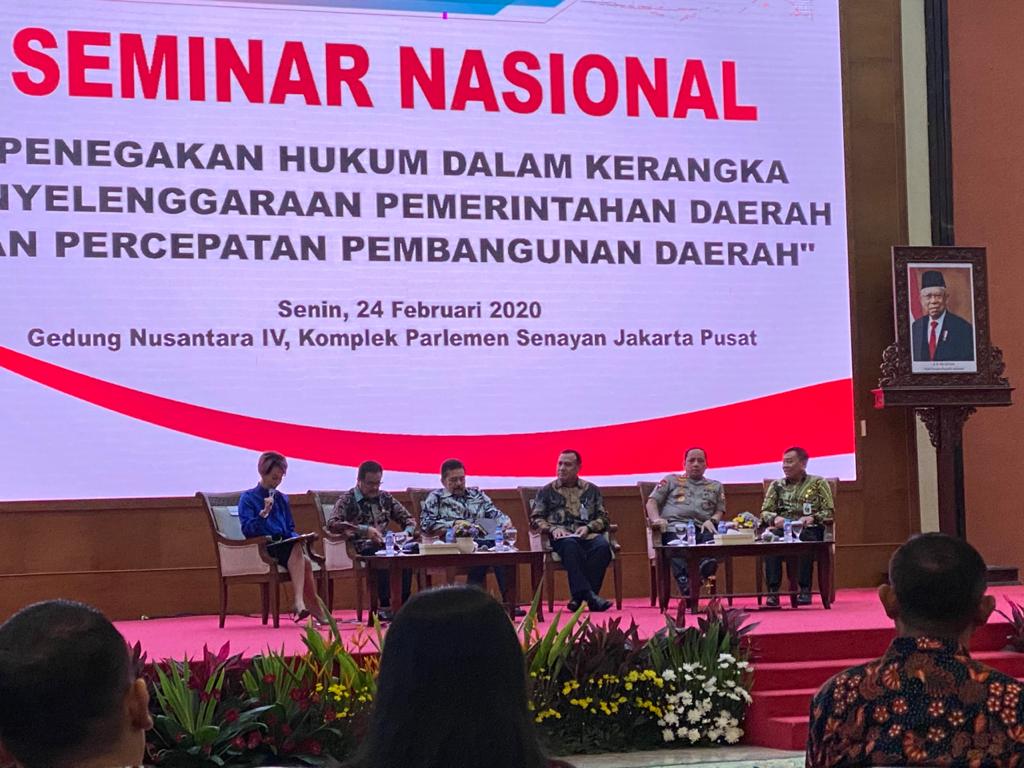 Kajati Sulut Hadiri Seminar Nasional DPD RI