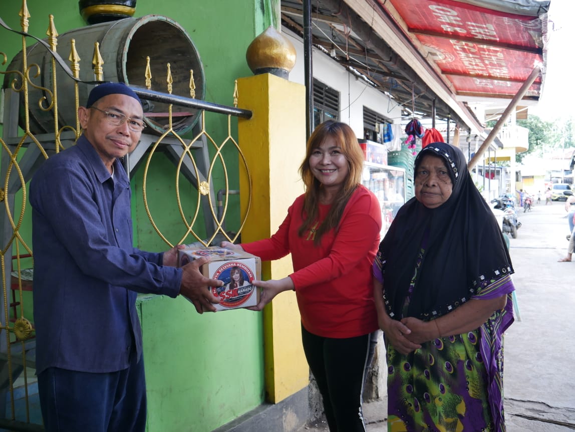 Peduli Korban Banjir, SSK Beri Bantuan dan Sapa Warga di Mahawu