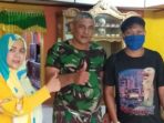 Relawan Emak-Emak For SSK Lakukan Penyemprotan Disinfektan di Rumah Warga
