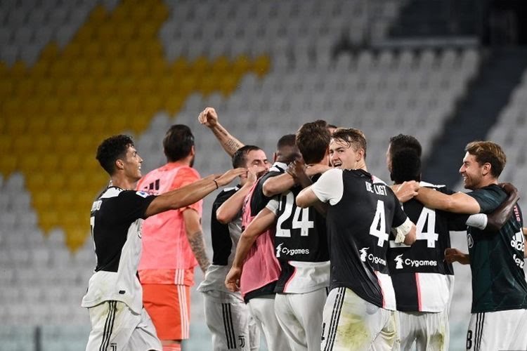 Bekap Sampdoria, Juventus Juara Liga Italia 9 Kali Berturut-Turut