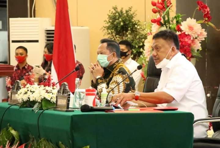 Gubernur Olly Paparkan Kesiapan Pilkada Serentak di Sulut, Mendagri Optimis