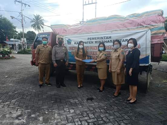 Lagi, Pemkab Minut Salurkan Bantuan Untuk Warga Kema