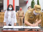 Bupati Roring Teken MoU Dengan BPJS Ketenagakerjaan