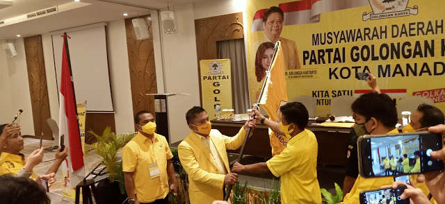 Sempat Ricuh, Damopolii Akhirnya Terpilih Ketua Golkar Manado