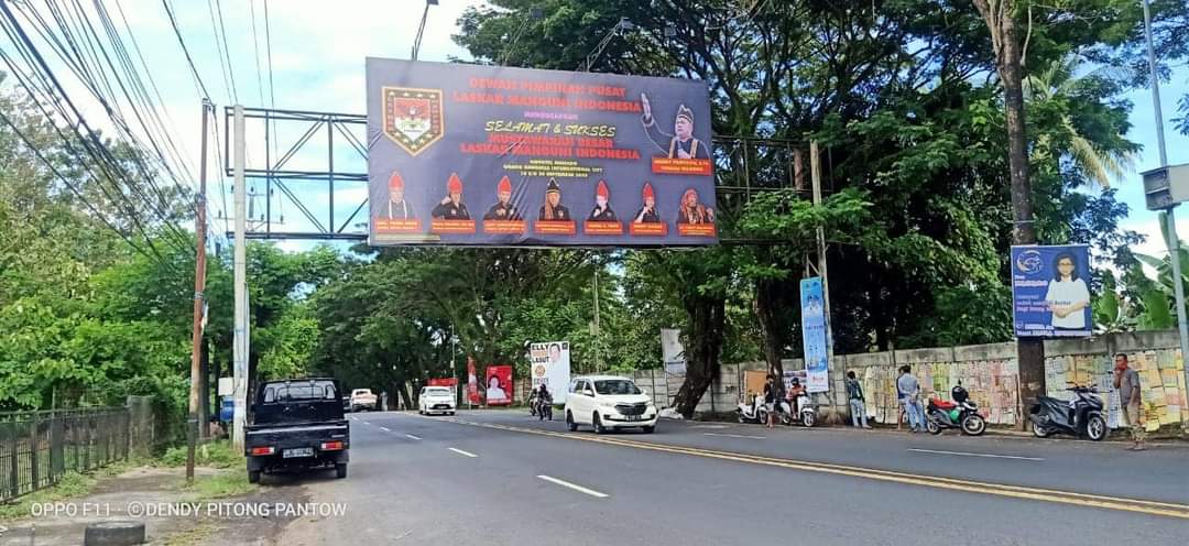 Keren! Bilboard Mubes LMI Tersebar di Manado dan Tomohon