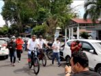 Bersepeda ke KPU Sulut, OD-SK Disambut Teriakan ‘Lanjutkan’