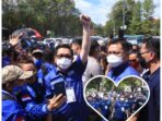 Setia Menunggu, MOR-HJP Sapa Pendukung di Luar Kantor KPU: We Want More…!!!