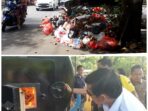 Banyak Tumpukan Sampah Berjejer di Pinggir Jalan Kota Manado, Apa Kabar Incinerator?