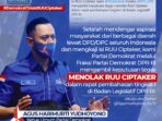 Sebut RUU Cipta Kerja Cerminkan Bergesernya Semangat Pancasila, AHY: Kita Harus Berkoalisi dengan Rakyat!