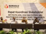 Hadiri Rakor Stakholder Anti Politik Uang, Hoax dan Politisasi SARA, Begini Harapan Kajati Sulut