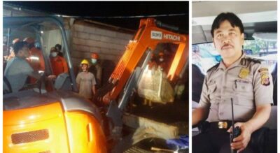 Oknum Polisi dan Istri Pala Tewas Tertimbun Longsor,, Seorang Anak Kos Belum Ditemukan
