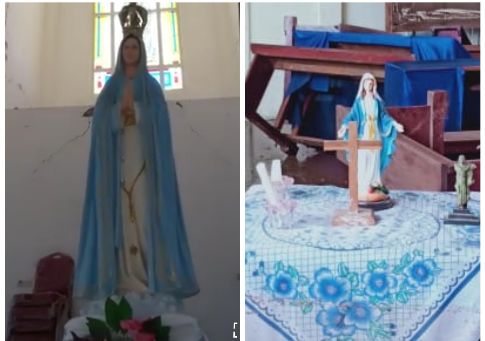 Patung Bunda Maria Tetap Berdiri Tegak Saat Gempa Mamuju dan Banjir Manado, Wenny Lumentut: Mujizat!
