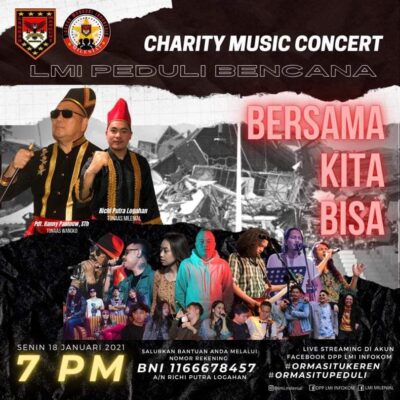 Malam Ini, Konser Online Amal Bertajuk “LMI Peduli Bencana”