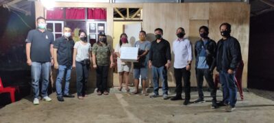 Peduli Korban Bencana, SPI Sulut Rela Keluar Masuk Lorong Gelap Demi Temui Keluarga Korban