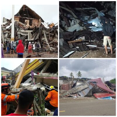 Puluhan Warga Meninggal Dan Belasan Ribu Mengungsi, Gempa Majene Pernah Disertai Tsunami Renggut 600 Jiwa