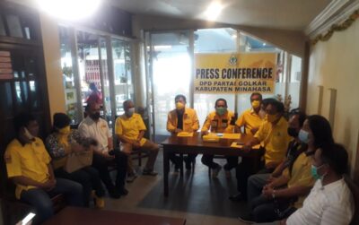 Adrie Kamasi Umumkan Struktur Baru Pengurus Golkar Minahasa, Ini Daftarnya