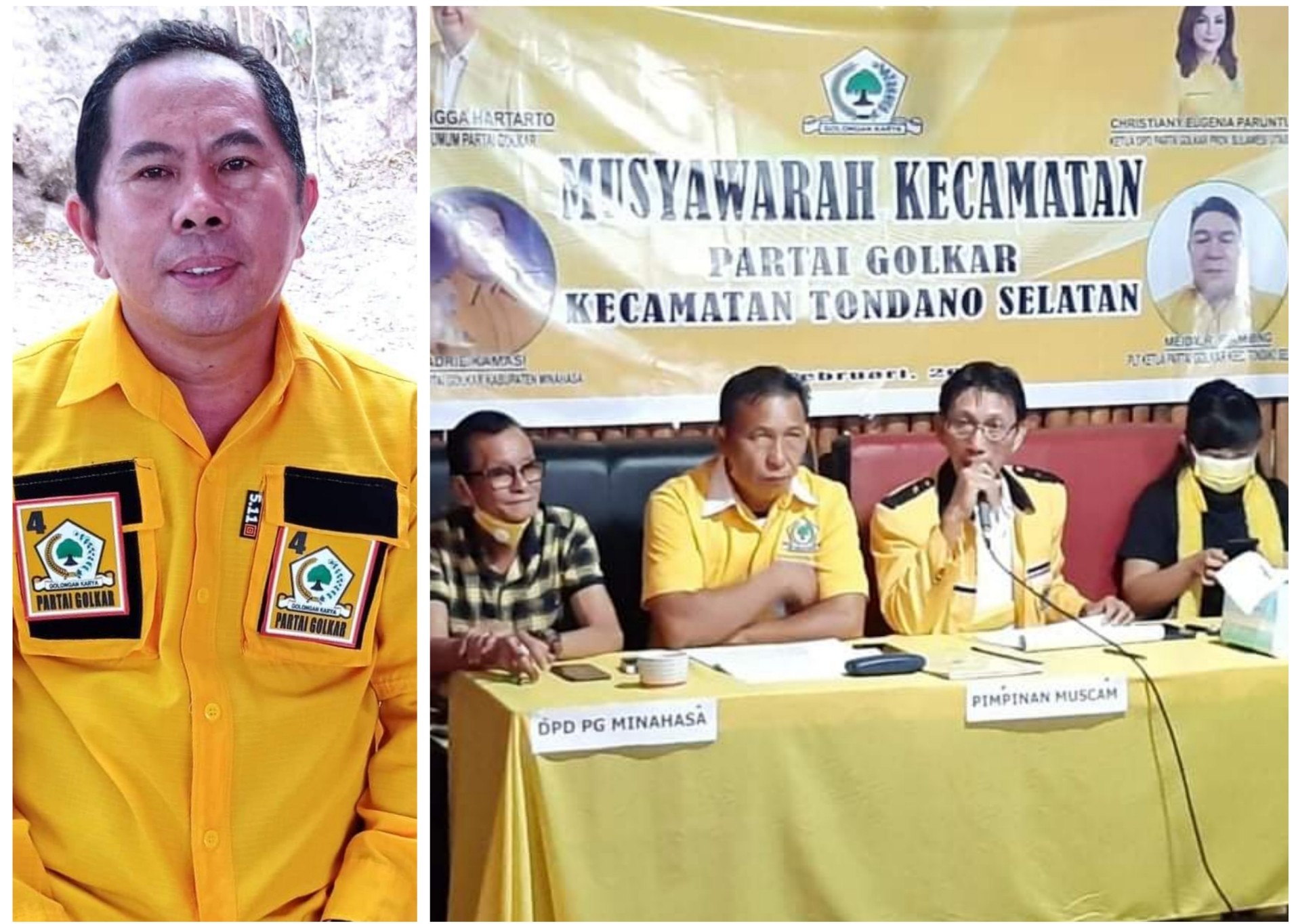 Meidy Rambing Terpilih Ketua Golkar Tondano Selatan, Adrie Kamasi Ingatkan Pentingnya Konsolidasi