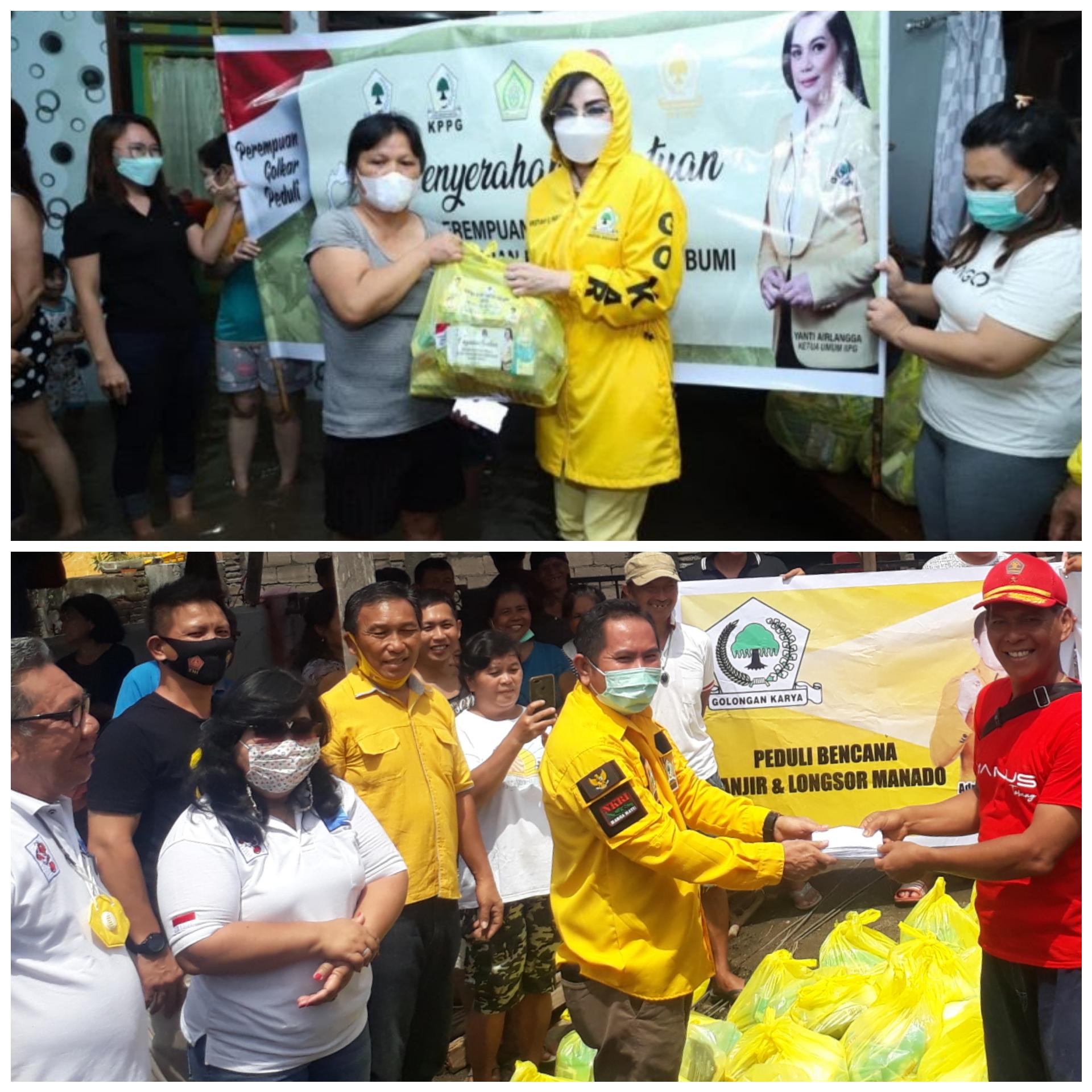 Dapat Bantuan, Warga: Terima Kasih Partai Golkar, Salut Buat Ibu CEP dan Pak Adrie Kamasi