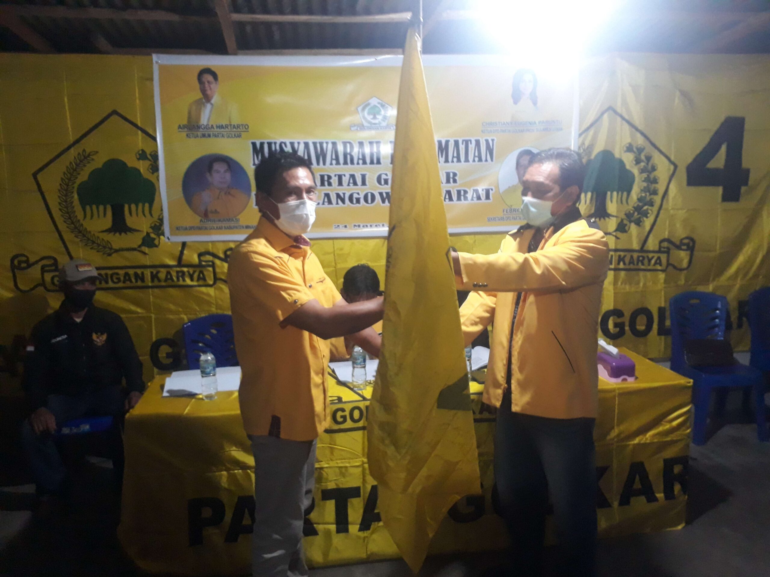 Sumigar Terpilih Ketua Golkar Langowan Barat, Suoth Sampaikan Pesan Adrie Kamasi