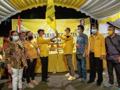 Terpilih Aklamasi, Ferdy Pattymahu Bertekad Kembalikan Kejayaan Partai Golkar di Pineleng