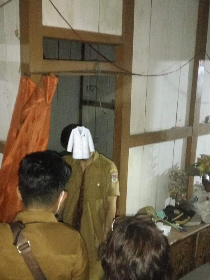 Pakai Baju ASN, Kepala BPBD Minsel Ditemukan Tewas Tergantung Depan Pintu Kamar