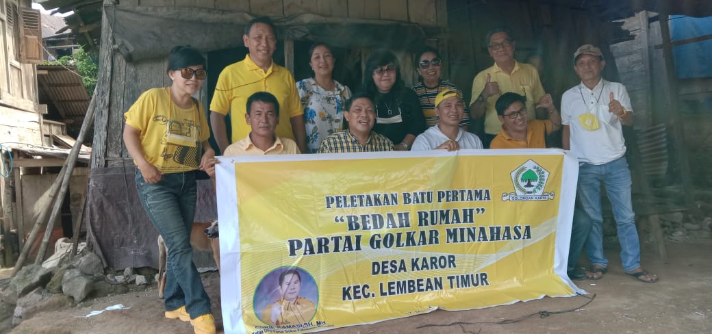 Bawa Misi Kemanusiaan, Pengurus Golkar Minahasa Terobos Hutan Belantara