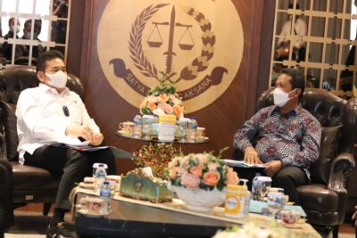 Jaksa Agung Terima Kunker Menteri Kelautan dan Perikanan