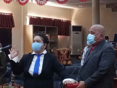 Dilantik di Rapat Paripurna, Cicilia Longdong Resmi Anggota DPRD Manado
