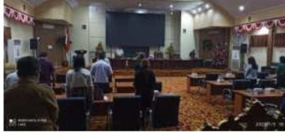 Rapat Paripurna Penutapan Masa Sidang ke III Tahun 2020 dan Buka Sidang Pertama 2021 DPRD Manado