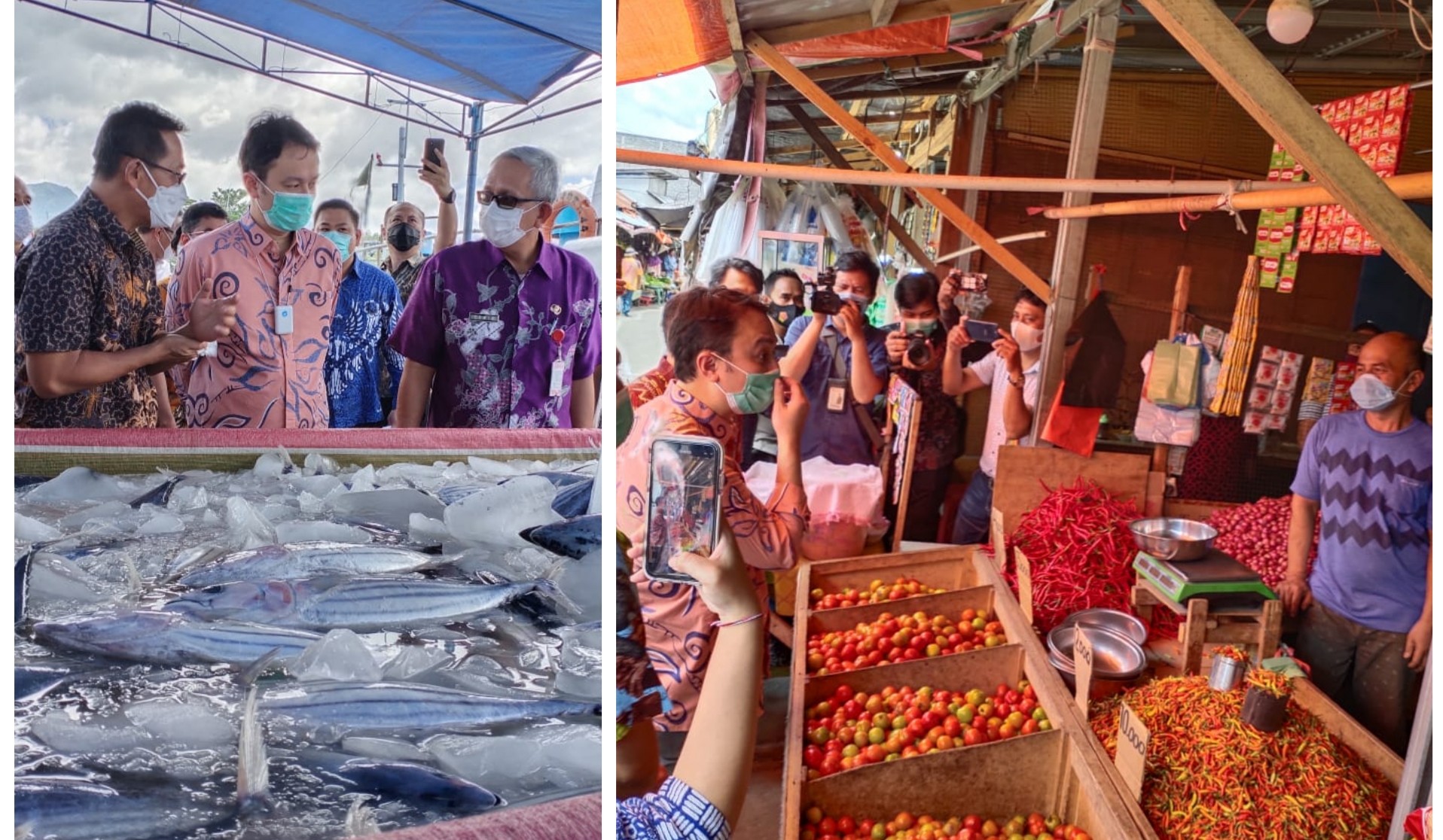 Wamendag Jerry Sambuaga Kunjungi Pasar di Sulut, Pastikan Stok Bapok Ramadhan Aman, Harga Stabil
