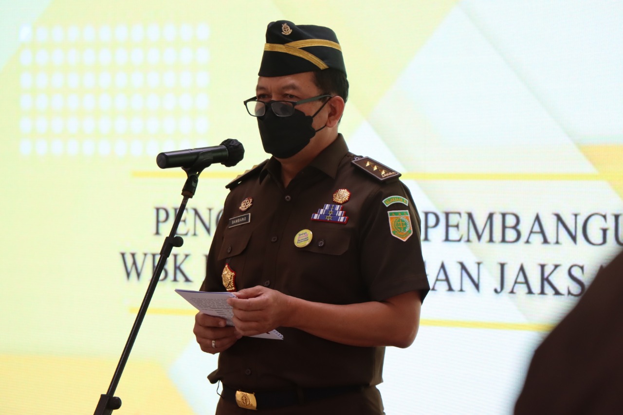 Pencanangan Pembangunan Zona Integritas WBK dan WBBM Pada Jaksa Agung Muda Bidang Pembinaan