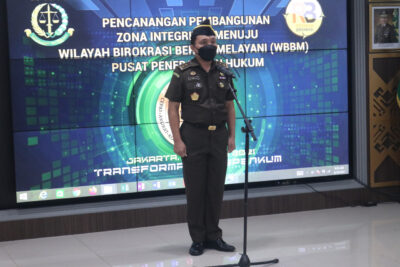 Pusat Penerangan Hukum Kejagung Canangkan Pembangunan Zona Integritas Menuju WBBM
