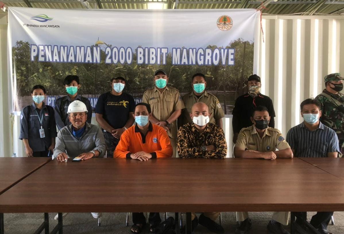 Gandeng Masyarakat Tanam Mangrov, PT Bhineka Mancawisata Diapresiasi BPLH Sulut