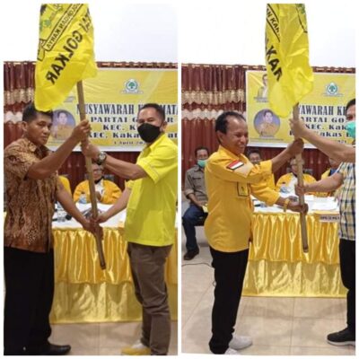 Royke dan Fentje Terpilih Ketua Golkar Kecamatan, ADRIE KAMASI: Tak Ada ‘Titipan’ DPD di Muscam