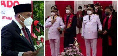 Lantik AARS, Gubernur Olly Minta Tancap Gas dan Ingatkan Sinergitas