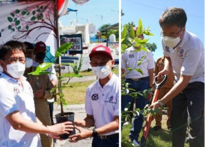 Maknai HUT BPKP, Walikota Andrei Tanam Pohon di Taman Berkat